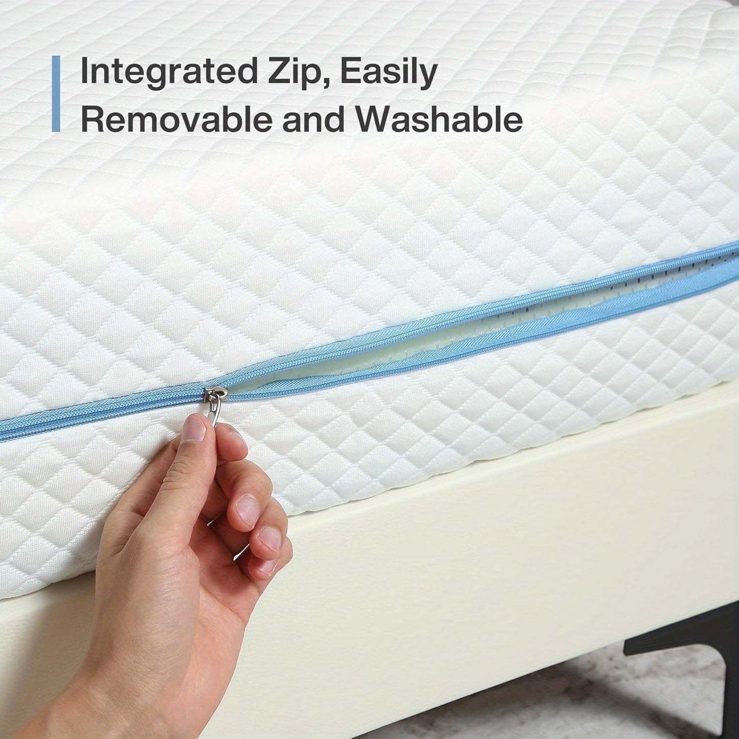 Matras – Traagschuimmatras – Koudschuimmatras – Orthopedisch Matras – 7-Zones Matras – Ergonomisch S-Vormig – 140x200 cm – 20 cm Hoog – Medium Stevig – Dubbelzijdig Omkeerbaar