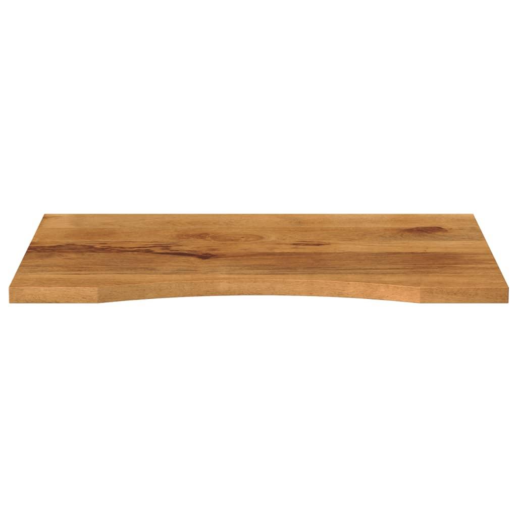 Mango Houten Bureaublad – Tafelblad – Werkblad – Plank – Blad – Massief Mango Hout – 100x50x2,5 cm – Met Groef – Geschikt Voor Badkamerorganisatie
