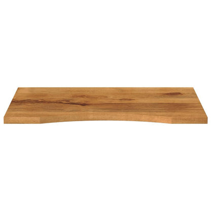 Mango Houten Bureaublad – Tafelblad – Werkblad – Plank – Blad – Massief Mango Hout – 100x50x2,5 cm – Met Groef – Geschikt Voor Badkamerorganisatie