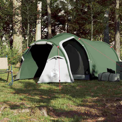 Tunneltent – Kampeertent – Familietent – Lichtgewicht Tent – Outdoor Tent – Voor 2 Personen – Glasvezel Stokken & Waterafstotend Polyester – Groen