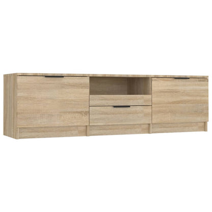 Tv Meubel – Tv Kast – Tv Meubelkast – Televisiemeubel – Mediameubel – Sonoma Eiken – 140x35x40 cm – Hoogwaardig MDF