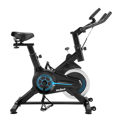 Spinningfiets – Hometrainer – Fitnessfiets – Indoorbike – Trainingsfiets – Verstelbaar Zadel en Stuur – LCD Scherm met Hartslagmeter