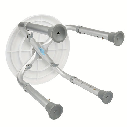 Douchestoel – Douchekruk – Douchezit – Badstoel – Shower Stool – 360° Draaibaar Zitvlak – Antislip Aluminium Frame – Hoogte Verstelbaar – Lichtgewicht