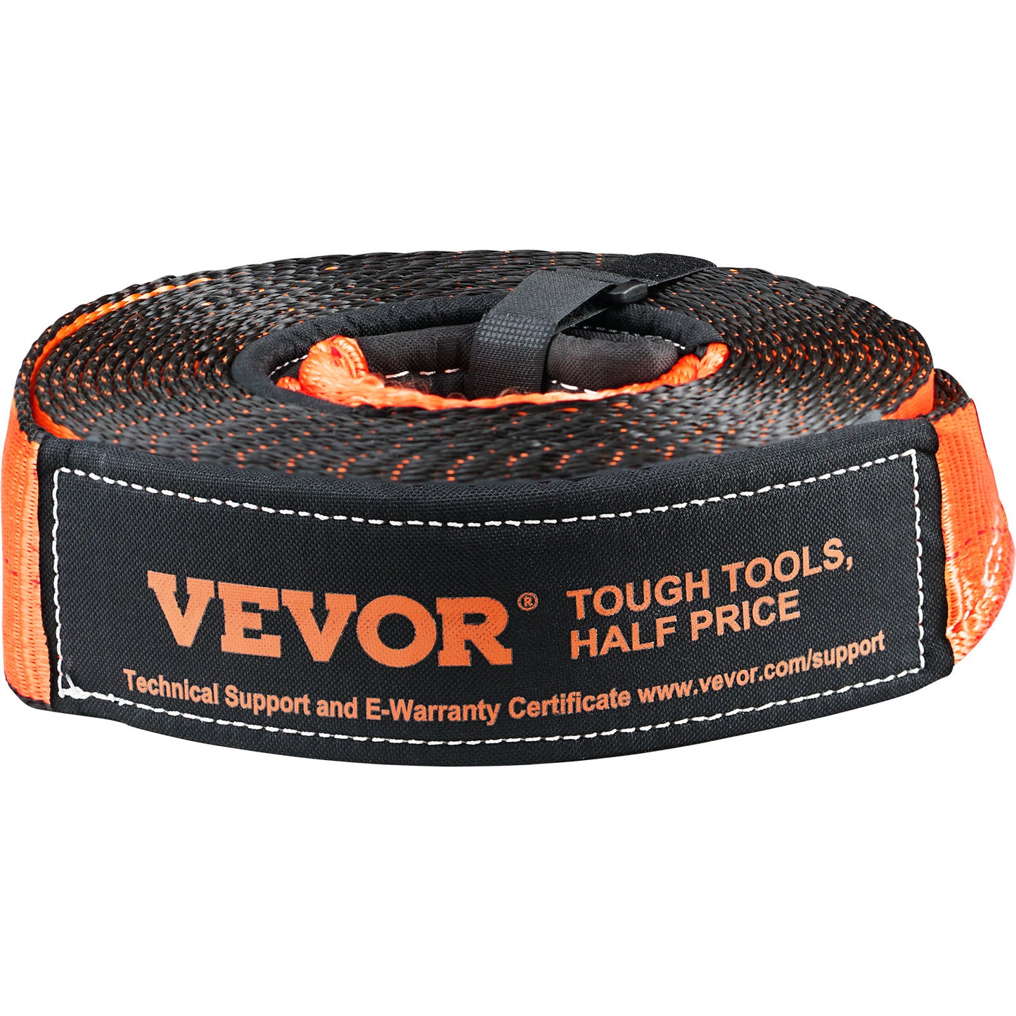 Trekband – Sjorband – Spanband – Sleepband – Off-Road Recovery Kit – Krachtige Polyester Banden 30.000 lb – Roestvrije Stalen D-Ringen 44.092 lb