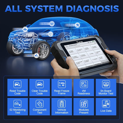 OBD2 Scanner – Auto Uitlezer – Diagnoseapparaat – Codelezer – Uitleesapparaat – WiFi Draadloos – 8-inch HD Touchscreen