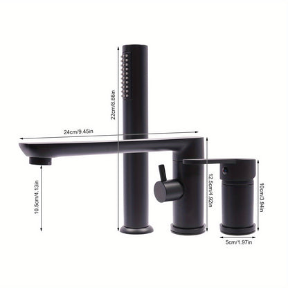 Badkraan – Badmengkraan – Douchekraan – Baduitloop – Handdouche – Messing – Wandmontage – Watervaluitloop – 2 Wateruitlaten