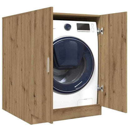 Wasmachineonderstel – Wasmachinevoet – Wasmachineverhoger – Wasmachinepoot – Wasmachineplaat – Massief Eikenhout – Handgemaakt Vakmanschap – 91,5 cm Hoogte