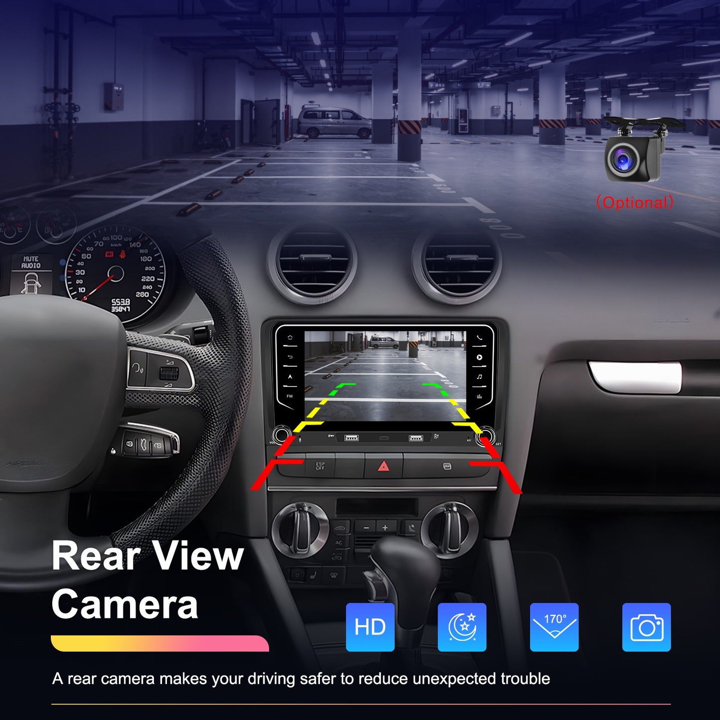 Autoradio – Auto Radio – Multimedia Speler – GPS Navigatie – DAB+ Radio – 7 inch Touchscreen – Draadloze CarPlay & Android Auto