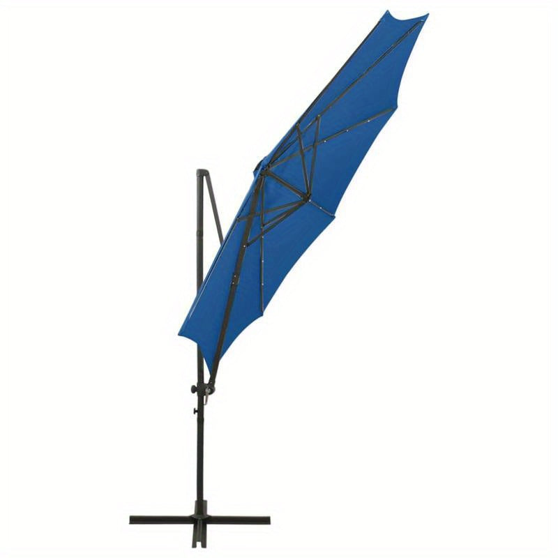 Zwevende Parasol – Lichte Parasol – Vierkante Parasol – Blauw Azure Parasol – Stevig Metalen Frame – Vented Top Voor Comfort