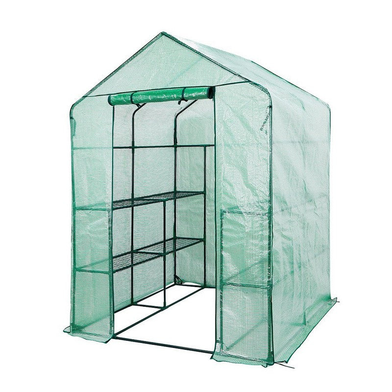 Greenhouse 143X143X195 CM, PE 135G Foil, Metal Construction - T N15-911