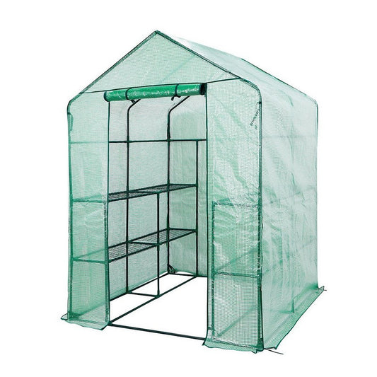 Greenhouse 143X143X195 CM, PE 135G Foil, Metal Construction - T N15-911