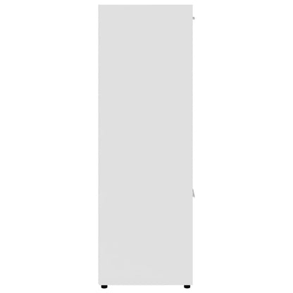 Boekenkast – Boekenrek – Opbergkast – Wandkast – Kubus Kast – Modern Wit Design – 90x90x30 cm – Met Open Vakken en Lades