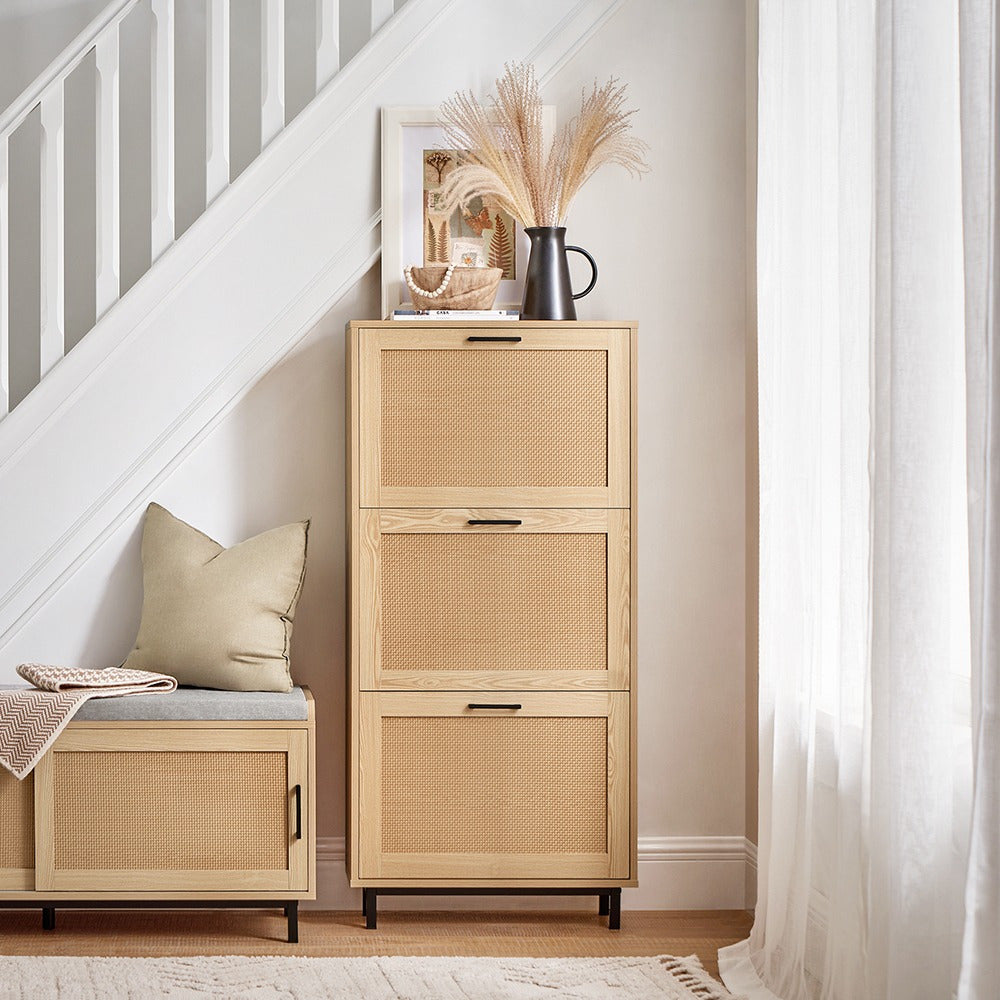 Ladekast – Commode – Opbergkast – Kledingkast – Ladenkast – Modern Design – 5 Lade – Wit – 60x38x100 cm – Handvalloos – Duurzaam