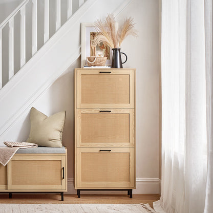Ladekast – Commode – Opbergkast – Kledingkast – Ladenkast – Modern Design – 5 Lade – Wit – 60x38x100 cm – Handvalloos – Duurzaam