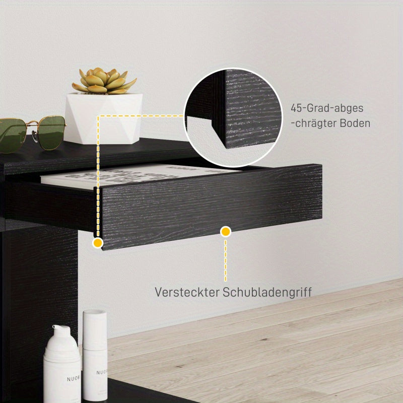 Salontafel – Bijzettafel – Koffietafel – Side Table – Witte Marmerlook – Stalen Frame – Set Van 2 – Compact & Stabiel