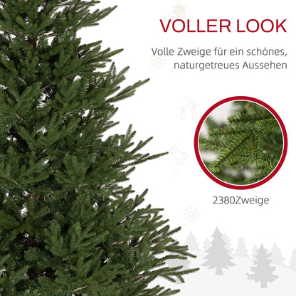 Kerstboom Kunstkerstboom Kunstboom Nepboom Dennenboom – 183 cm Hoog – Brandvertragend Kunststof – Snelle Montage Met Metalen Standaard