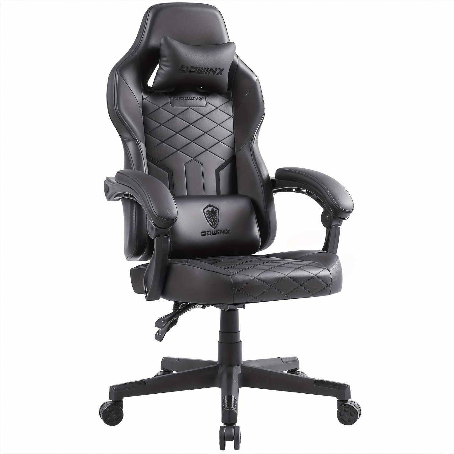 Gamingstoel – Bureaustoel – Computergamingstoel – Werkstoel – Gaming Recliner – Zwart – Ergonomische Lendensteun – Verstelbare Rugleuning