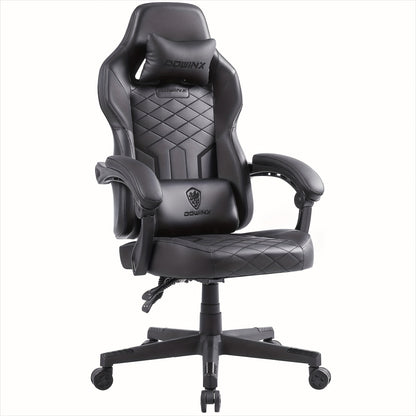Gamingstoel – Bureaustoel – Computergamingstoel – Werkstoel – Gaming Recliner – Zwart – Ergonomische Lendensteun – Verstelbare Rugleuning