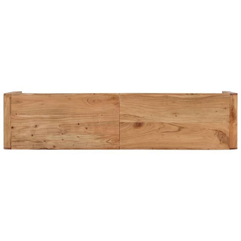 Houten Bankje – Zitbank – Tuinbank – Eetbank – Acaciahouten Bank – Massief Acaciahout – 160x38x45 cm – Duurzaam & Weerbestendig