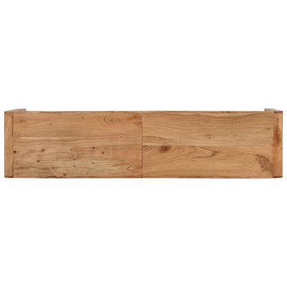 Houten Bankje – Zitbank – Tuinbank – Eetbank – Acaciahouten Bank – Massief Acaciahout – 160x38x45 cm – Duurzaam & Weerbestendig