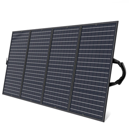 Foldable 160W Black Solar Charger for Travel