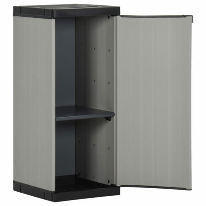 Tuinkast – Tuinkist – Tuinberging – Opbergkast – Buitenopslag – Roestvrij Staal – 1 Verstelbare Plank – 35x40x85 cm – Weerbestendig