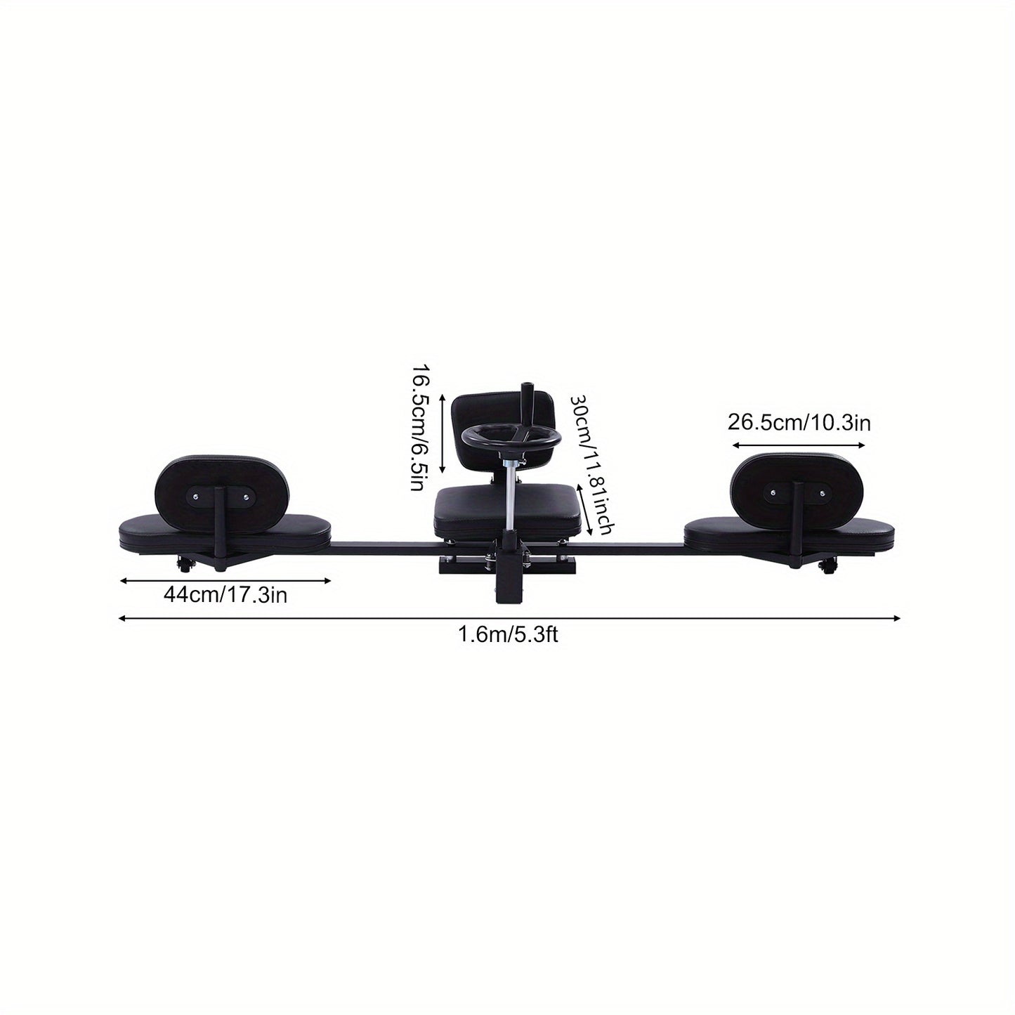 Horizontale Cross Leg Stretcher – Leg Extension Machine – Leg Curl Machine – Leg Exercise Trainer – Split Stretch Machine – Duurzaam Hoogwaardig Polymeer – Compact Voor Thuisgebruik