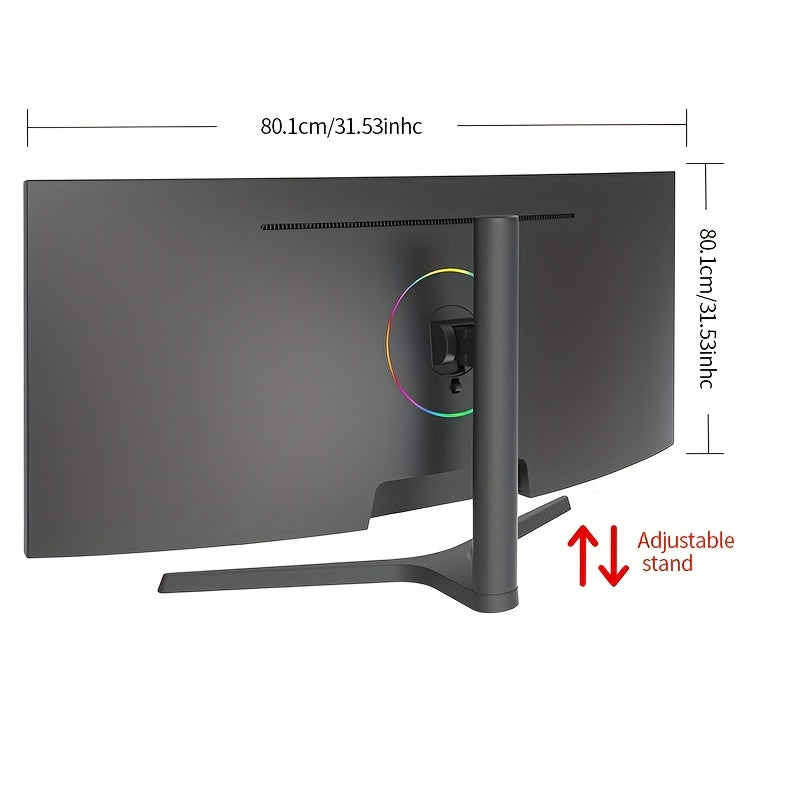 Ultrascherp Beeldscherm – Curved Monitor – Ultrawide Scherm – Gaming Monitor – Computerscherm – 34 Inch – 3440x1440 Resolutie – 165Hz Verversingssnelheid
