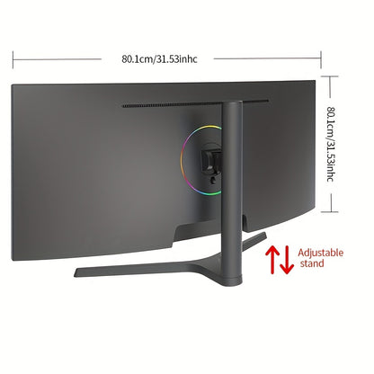 Ultrascherp Beeldscherm – Curved Monitor – Ultrawide Scherm – Gaming Monitor – Computerscherm – 34 Inch – 3440x1440 Resolutie – 165Hz Verversingssnelheid