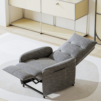 Relaxfauteuil – Elektrische Fauteuil – Verstelbare Stoel – Zitstoel – Loungefauteuil – Verstelbare Rugleuning – Polyester Bekleding 102x58x81 cm
