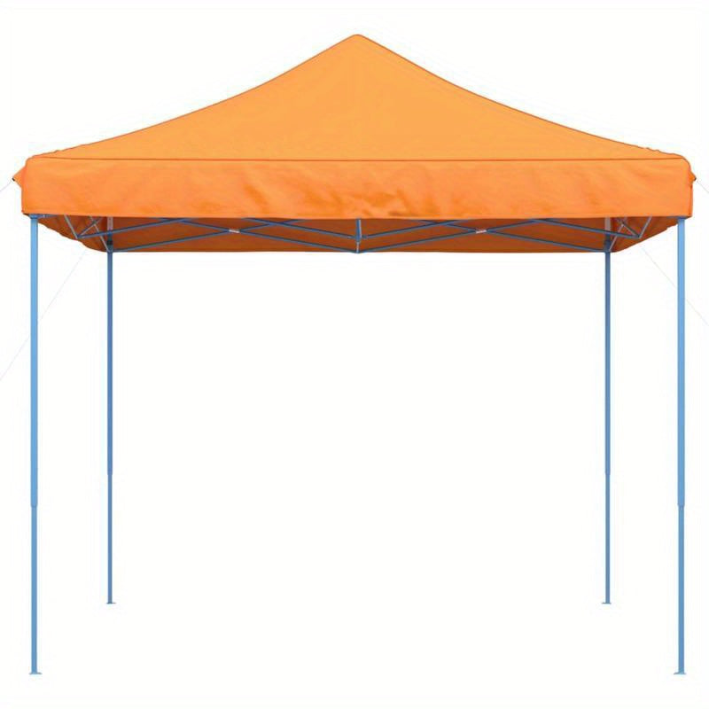 Extra Large Pop-Up Party Tent with Canopy - Instant Setup Event Tent, Heavy-Duty Frame, Zippered Doors - Ideal for Weddings, Birthdays, BBQs, Markets - Easy Storage - Orange & Blue Design (292x292x315cm) - Portable Canopy for