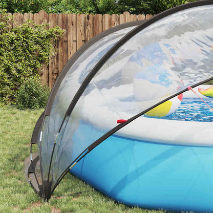 Doorzichtige Pool-Dome – Zwembad Overkapping – Zwembadhoes – Zwembad Bescherming – Zwembad Tent – Ovale Vorm – Duurzaam PVC – Geschikt Voor Alle Seizoenen