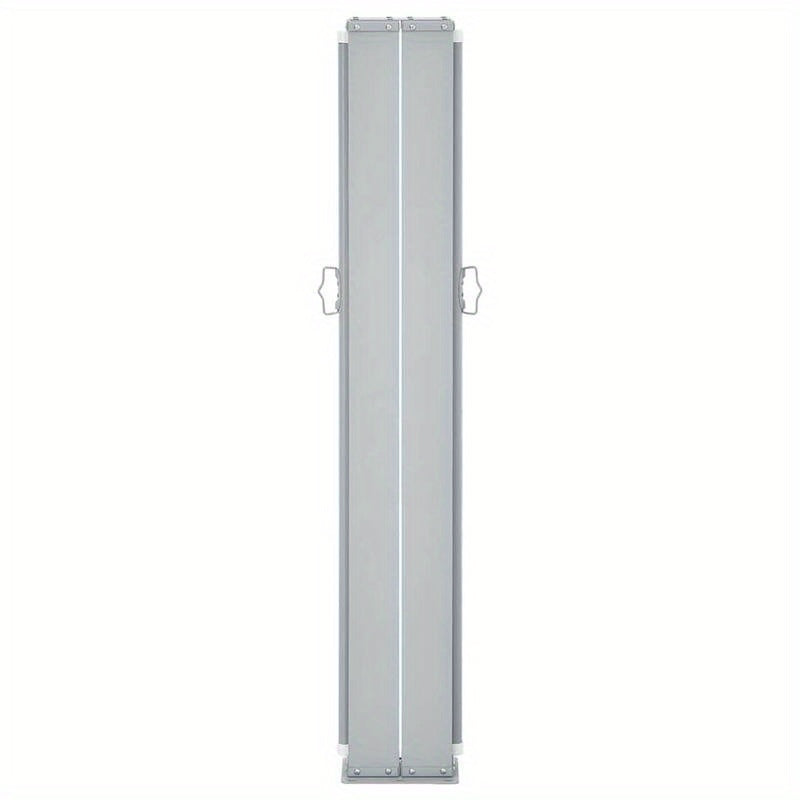 Extendable wind screen 160x600cm red removable temporary outdoor