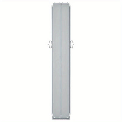 Extendable wind screen 160x600cm red removable temporary outdoor