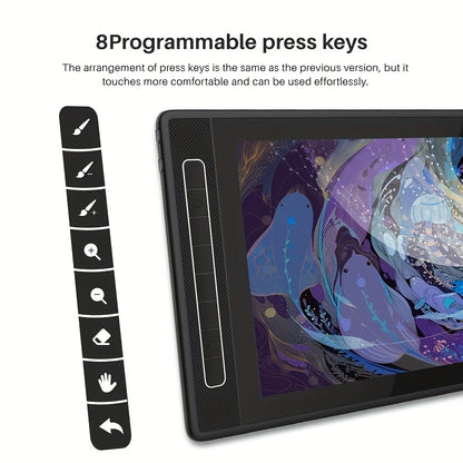 Tekentablet – Digitale Tekentablet – Grafisch Tablet – Tekenscherm – Creatieve Tablet – 15,8 Inch QHD Scherm – Full Laminated QLED Display