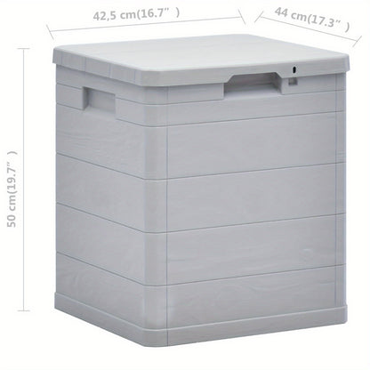Tuinberging – Tuinbox – Buitenopslag – Opbergbox – Tuinkast – 90 Liter Inhoud – Weerbestendig Kunststof Met Houtlook