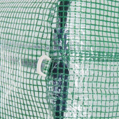 Kweekkas – Broeikas – Tuinkas – Foliekas – Serre – Polytunnel – Stalen Frame – 3,97x3x2 m – UV Bescherming – Groen