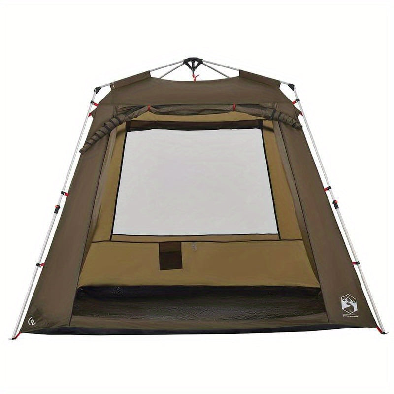Tent – Kampeertent – Pop-up Tent – Lichtgewicht Tent – Outdoor Tent – 4 Persoons – Quick-Release Systeem – Lichtgewicht & Snel Opzetbaar – Olijfgroen