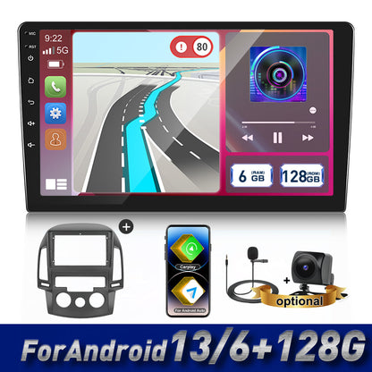 Autoradio – Auto Radio – Multimediaspeler – MP5 Speler – 9" HD Touchscreen – Wireless CarPlay & Android Auto – 6GB RAM 128GB Opslag – GPS & Wifi
