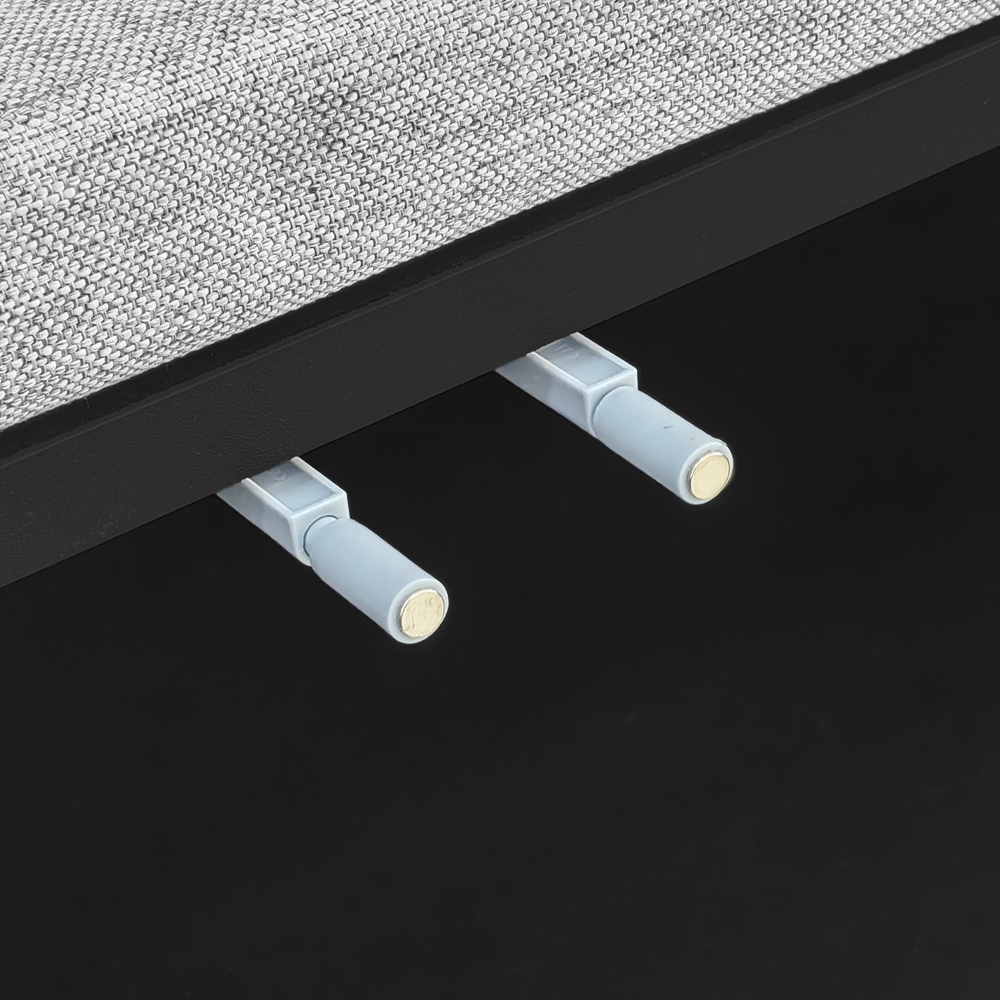 Halmeubel Set – Halmeubelcombinatie – Schoenenkast – Garderobekast – Schoenenbank – Wit – Goudkleurige Haken – Comfortabel Zithoek Met Kussen
