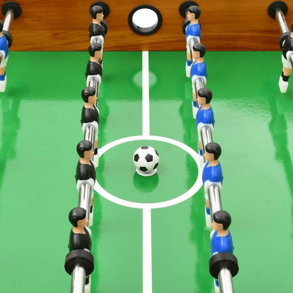 Tafelvoetbal – Voetbaltafel – Fussbaltafel – Tafelspel – Spelontwerp – Lichtbruin Composite Materiaal – Opvouwbaar en Compact 121x61x80 cm