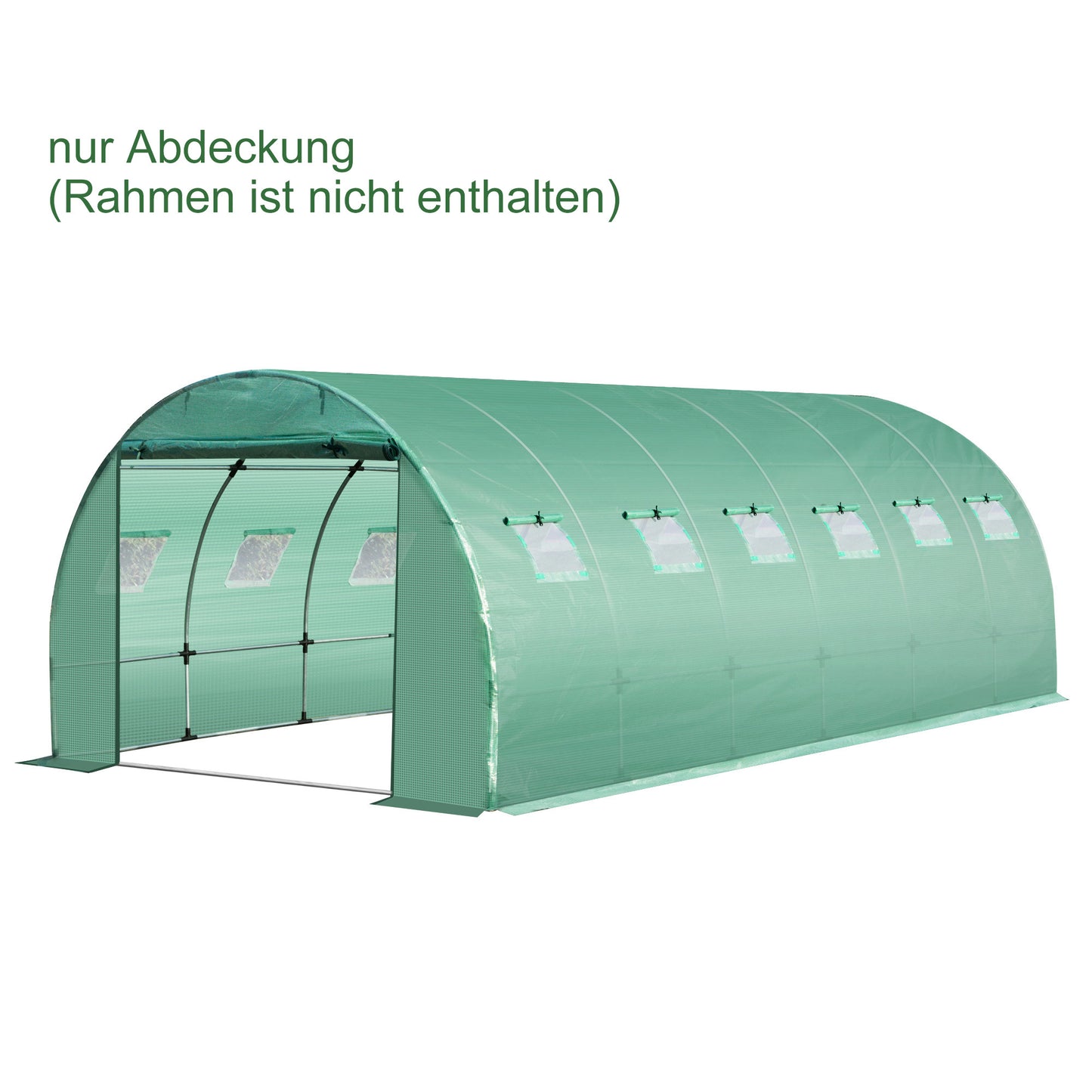 Kassenfolie – Broeikasfolie – Tuinfolie – Foliekas – Kasbedekking – Waterdicht PE Materiaal – UV-Bestendig 600x300x200 cm