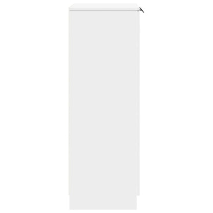 Schoenenkast – Schoenenrek – Schoenenopberger – Halmeubel – Schoenenbankje – Wit – Compact 59x35x100 cm – Duurzaam Hout