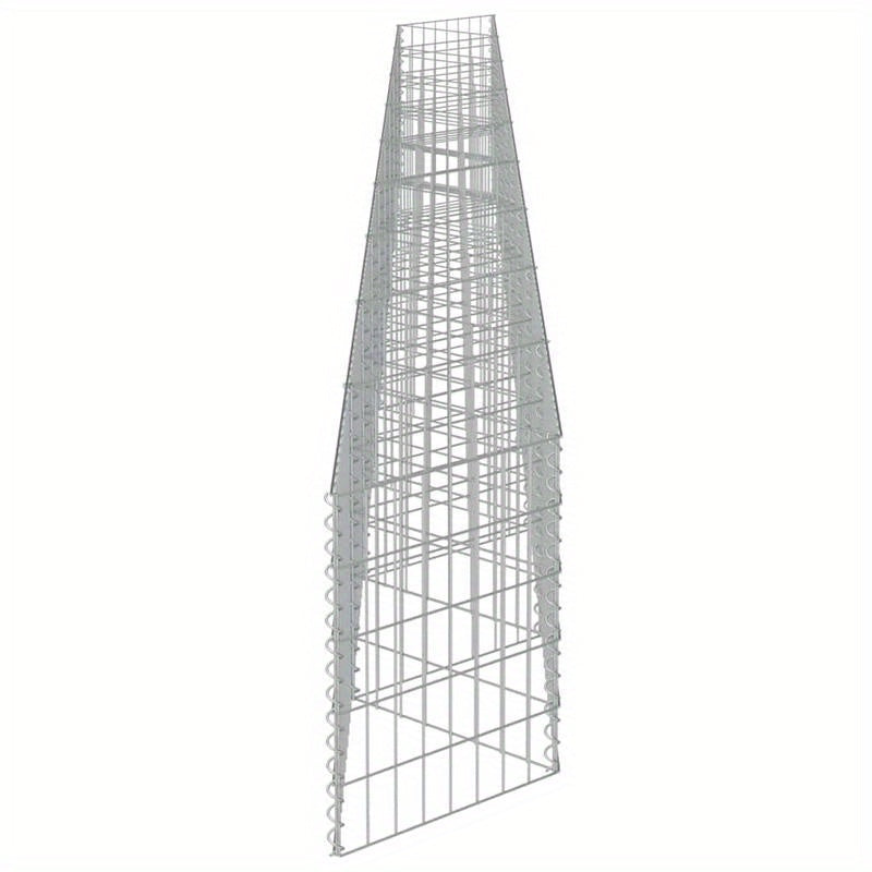 Gabion muur – Steenkorf – Tuinwand – Metaalwand – Stalen Omheining – Gegalvaniseerd Staal – Afmeting 630x30x50 cm – Duurzaam en Weerbestendig