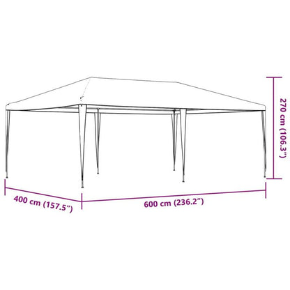 Professional Party Tent 4×6 M Anthracite 90 G/ M²