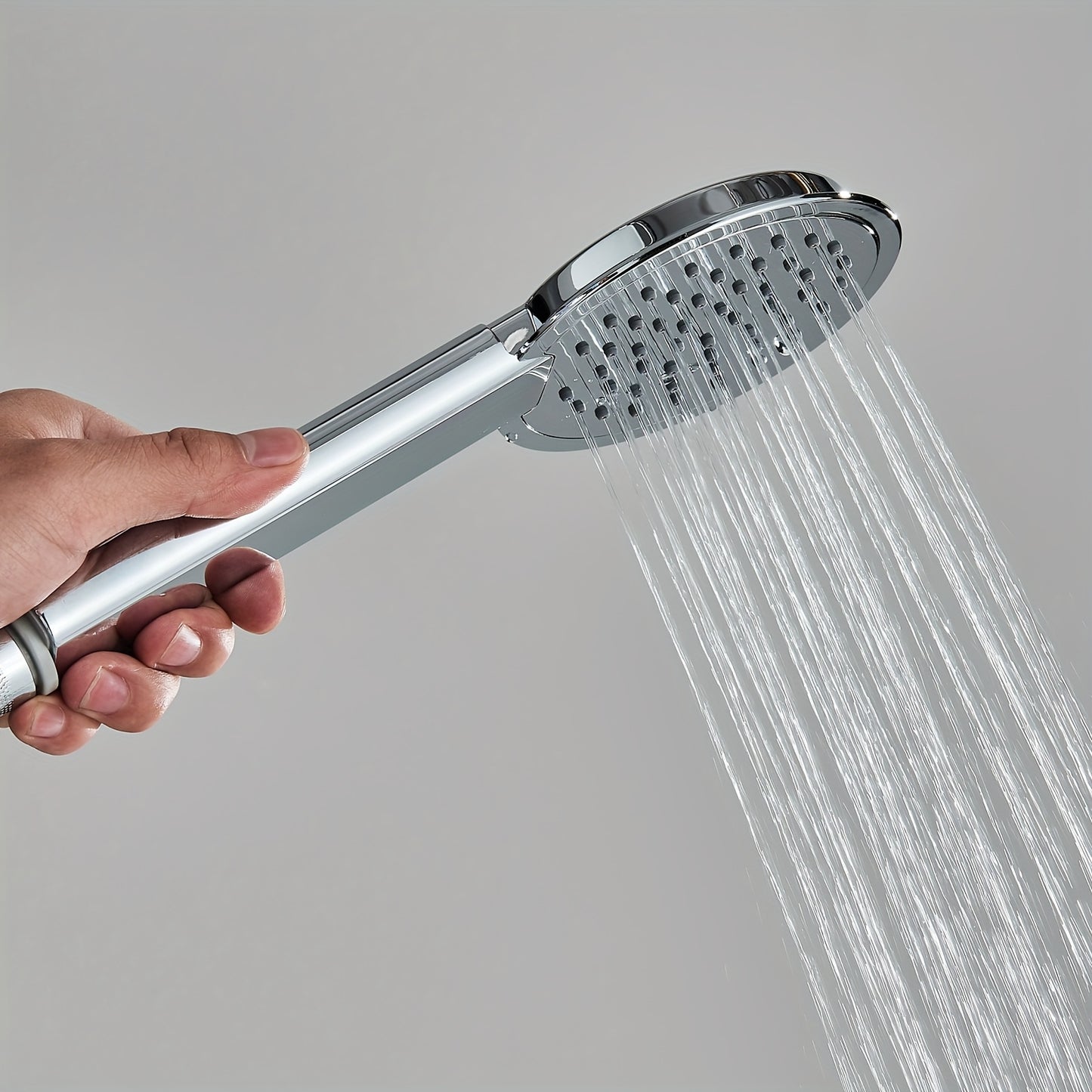 Douchepaneel – Douchewand – Regendouche – Massagepaneel – Handdouche – Geborsteld Nikkel – Roestvrij Staal – 5 Functies – Wandmontage – Ingebouwde Plankjes