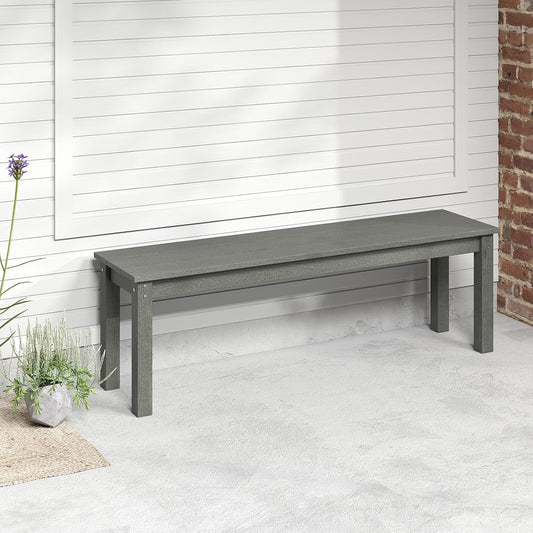 Buitenbank – Tuinbank – Terrasbank – Parkbank – Buiten zitbank – Duurzaam HDPE Materiaal – Stevig Driepersoonsontwerp 140 cm