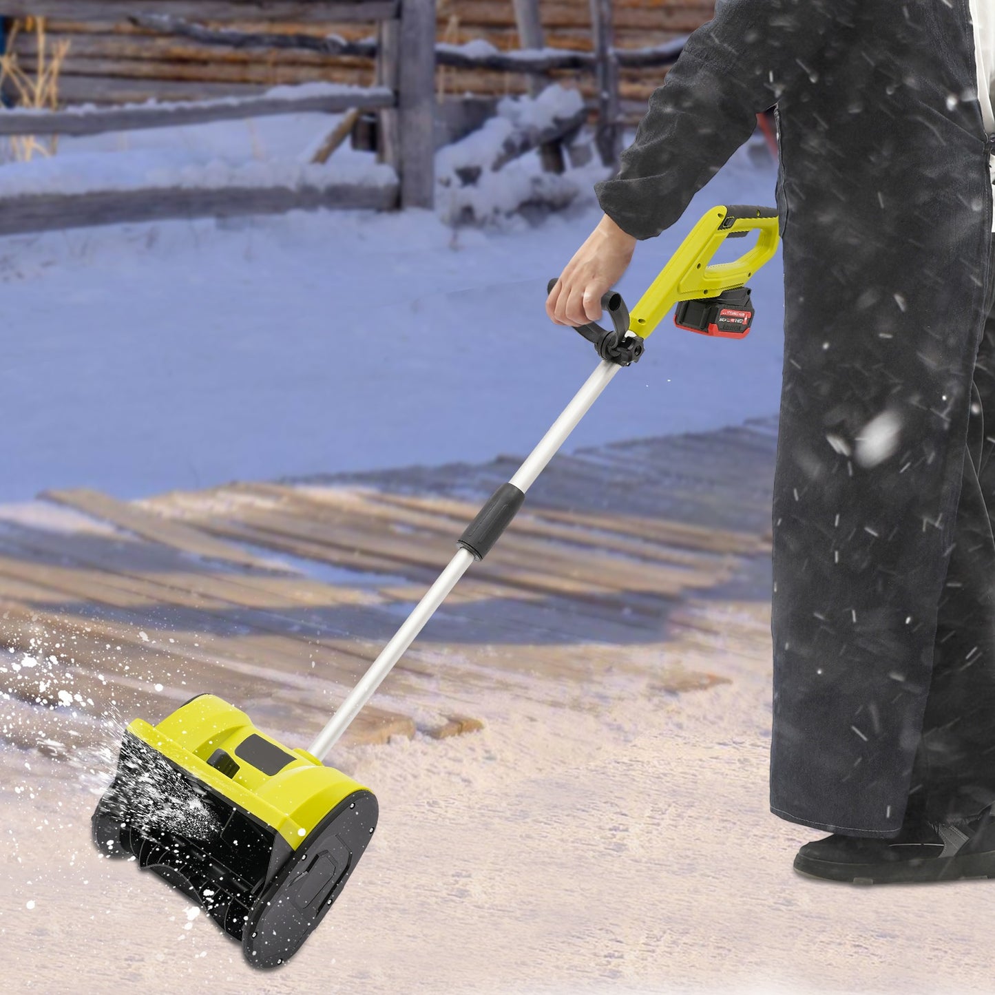 Sneeuwschuiver – Sneeuwruimer – Sneeuwschep – Sneeuwblazer – Sneeuwverwijderaar – Lichtgewicht & Compact – Duurzaam Kunststof