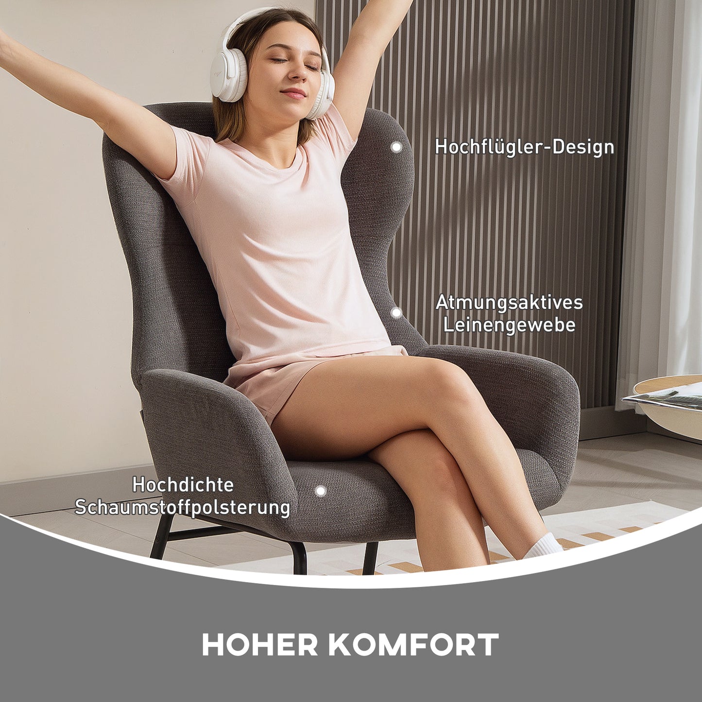 Bureaustoel – Bureaustoel Met Wieltjes – Werkstoel – Draaistoel – Deskchair – Crème Wit – Verstelbaar In Hoogte – Zacht Fleece Met Foamvulling
