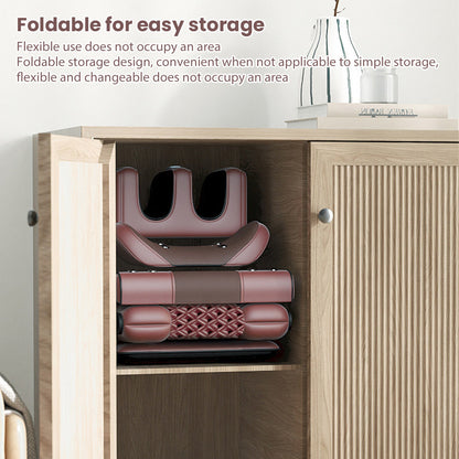 Massagekussen – Shiatsu Kussen – Nekmassage Apparaat – Rugkussen – Elektrisch Massagekussen – 3 Snelheden – Warmtefunctie – 10 Vibratiemotoren